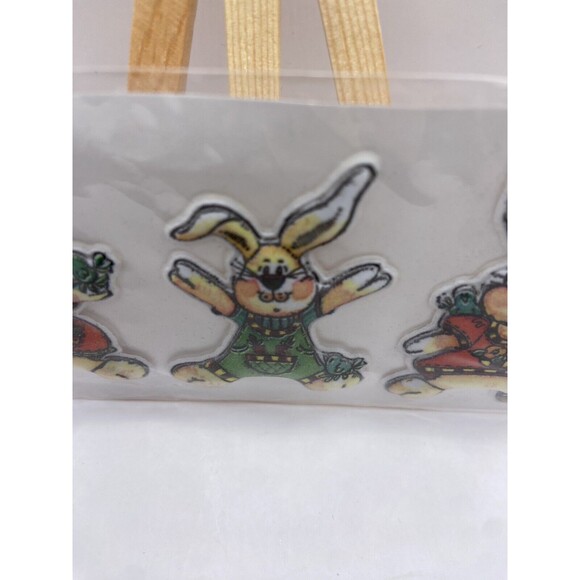 Provo Craft Rascals Puffy Bunny Hop Colorful Stickers Sheet Children Scrapbook - Picture 10 of 12